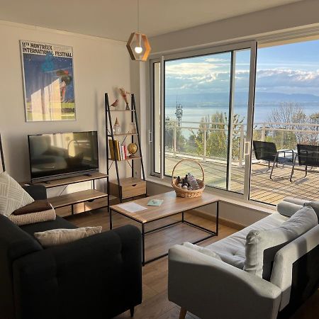 Leman Panoramique Avec Terrasse A Deux Pas Du Centre-Ville Évian-les-Bains Eksteriør bilde