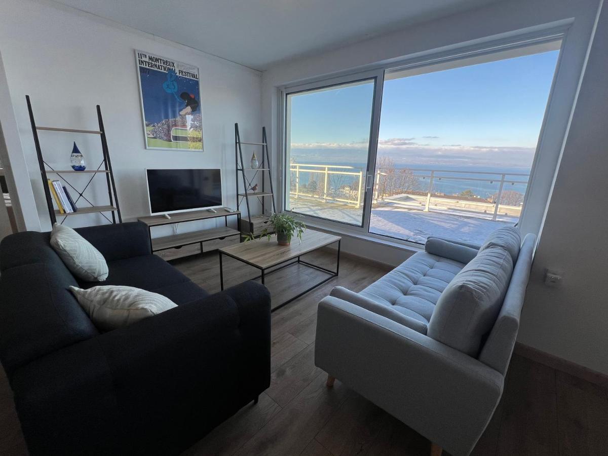 Leman Panoramique Avec Terrasse A Deux Pas Du Centre-Ville Évian-les-Bains Eksteriør bilde