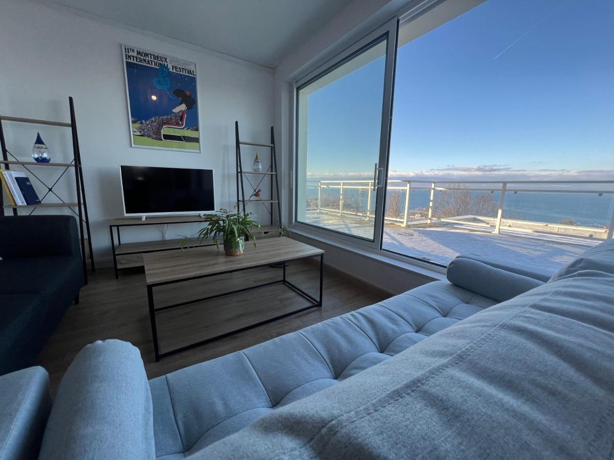 Leman Panoramique Avec Terrasse A Deux Pas Du Centre-Ville Évian-les-Bains Eksteriør bilde